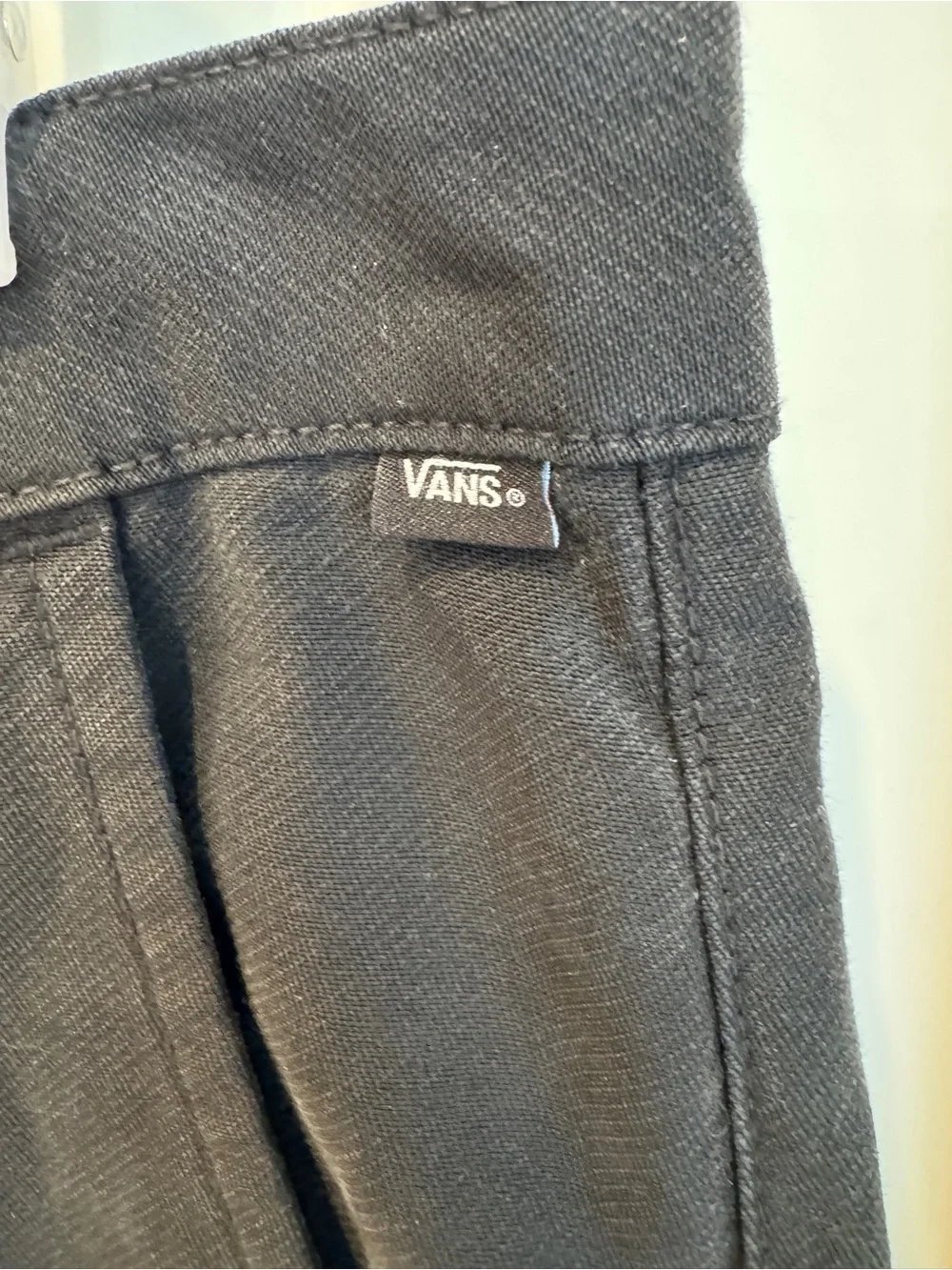 Vans Black Men's Chinos - Straight Casual Fit